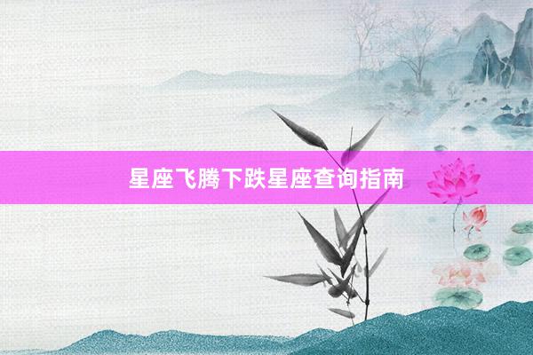 星座飞腾下跌星座查询指南